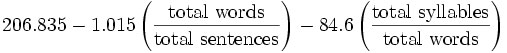 readability test