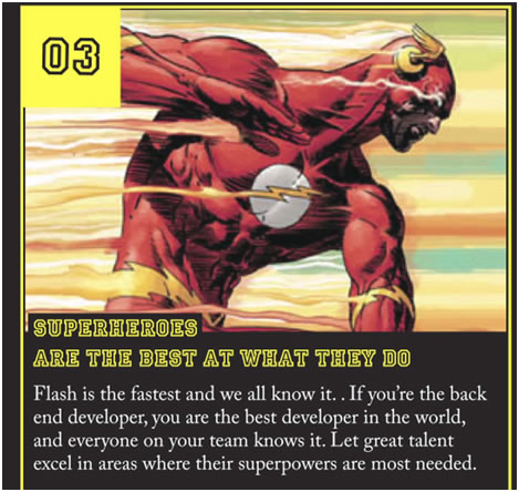 Superheroes are best at what they do